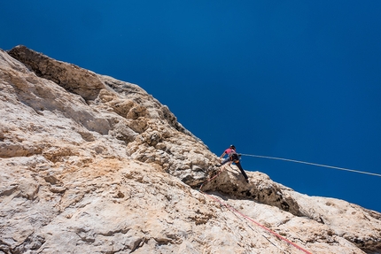 Pale di San Lucano, Martin Dejori, Titus Prinoth, Alex Walpoth  - Guardiano dei sogni, Terza Pala di San Lucano, Pale di San Lucano, Dolomites (Martin Dejori, Titus Prinoth, Alex Walpoth 01-04-11/2020)