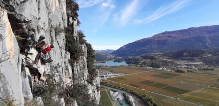 Valle del Sarca: la nuova via d’arrampicata Il filo di Arianna al Monte Casale