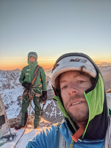 Matteo Della Bordella, Silvan Schüpbach follow their instincts on Pizzo Badile