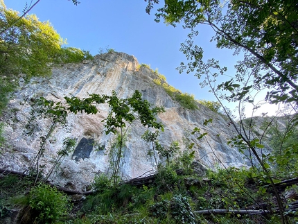 Falesia di Lodrino - Francesco Cancarini in Val Trompia