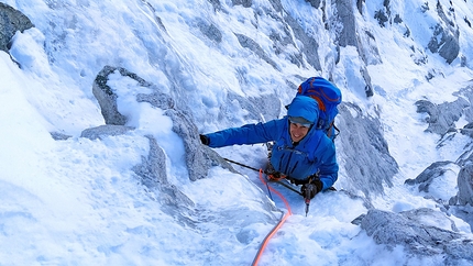 Brêche Picco Gugliermina, Monte Bianco, Enrico Bonino, Nicolas Meli  - Enrico Bonino e Nicolas Meli su Vols incertains, Brêche del Pic Gugliermina, Monte Bianco