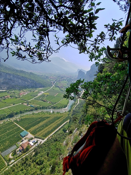 Parete San Paolo, Valle del Sarca, Matteo Rivadossi, Silvio Fieschi - Medusa alla Parete di San Paolo (Arco, Valle del Sarca): cartolina da S8