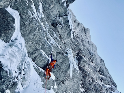 Dani Arnold e Roger Schäli aprono Egidius sul Gross Ruchen