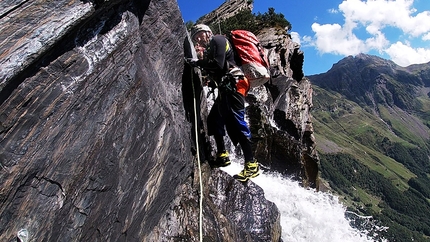 Cascate del Serio, canyoning - L'esplorazione delle Cascate del Serio effettuato dal team Vertical Water, settembre 2020