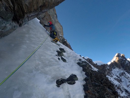 Roccia Nera (Monte Rosa): François Cazzanelli, Francesco Ratti e Jerome Perruquet ripetono la Via Castiglia