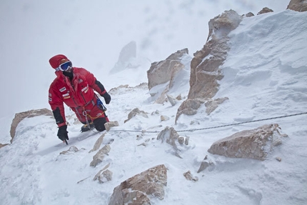 Gasherbrum II - Winter 2011 - During the ascent...