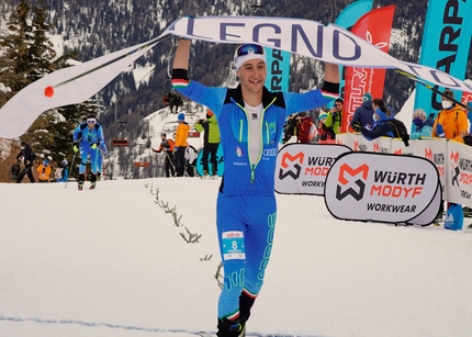 Coppa del Mondo di Scialpinismo 2020/2021 - Federico Nicolini a Ponte di Legno vince la Vertical Race della prima tappa della Coppa del Mondo di Scialpinismo 2020/2021