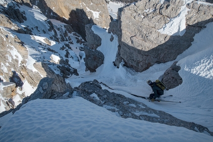 Cima Ambrizzola, Dolomites - Cima Ambrizzola (Croda da Lago), Dolomites (Francesco Vascellari, Loris De Barba 01/02/2020)