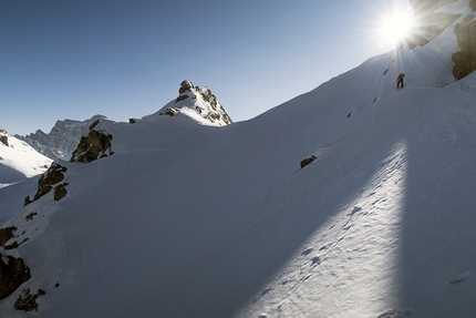 Cima Ambrizzola, Dolomiti - Cima Ambrizzola (gruppo Croda da Lago), Dolomiti (Francesco Vascellari, Loris De Barba 01/02/2020)