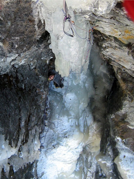 Due colate di ghiaccio e misto a Gressoney St Jean