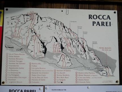 Rocca Parey, Val Sangone - Le vie di arrampicata alla Rocca Parei in Val Sangone