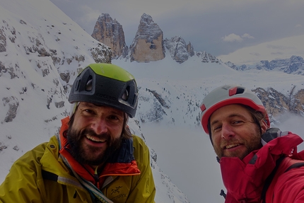 Val Rienza, Tre Cime di Lavaredo, Dolomiti, Manuel Baumgartner, Martin Baumgartner - Eisradius, Val Rienza, Dolomiti (Manuel & Martin Baumgartner 29/01/2021)