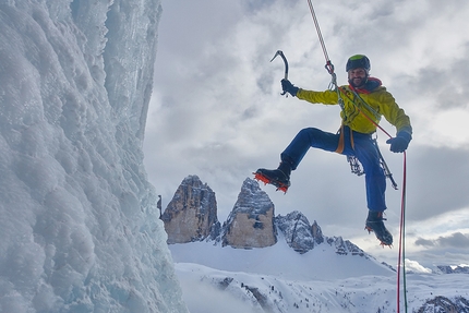 Val Rienza, Tre Cime di Lavaredo, Dolomiti, Manuel Baumgartner, Martin Baumgartner - Eisradius, Val Rienza, Dolomiti (Manuel & Martin Baumgartner 29/01/2021)