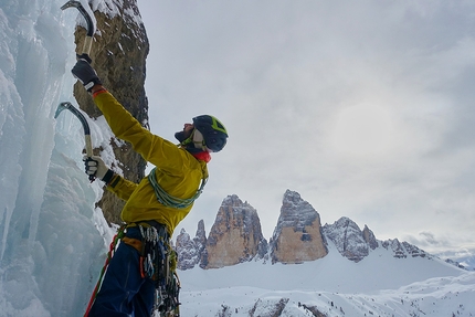 Val Rienza, Tre Cime di Lavaredo, Dolomiti, Manuel Baumgartner, Martin Baumgartner - Eisradius, Val Rienza, Dolomiti (Manuel & Martin Baumgartner 29/01/2021)