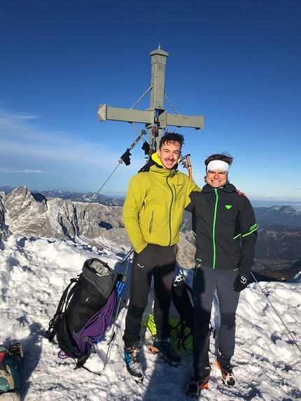 Watzmann, Berchtesgaden, Germania, Max Buck, Lando Peters - Watzmann East Face climbed by Max Buck and Lando Peters, December 2020