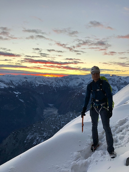 Watzmann, Berchtesgaden, Germania, Max Buck, Lando Peters - Watzmann East Face climbed by Max Buck and Lando Peters, December 2020