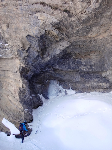 Valle di Daone, Valneda, L’Ira di Giò, Matteo Rivadossi, Simone Monecchi - Il terzo scaverno di L’Ira di Giò in Valneda (Val Daone)