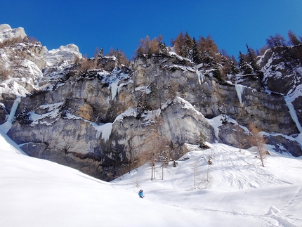 Prima ripetizione de L’Ira di Giò in Val Daone per Matteo Rivadossi e Simone Monecchi