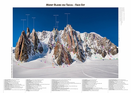 Alex Buisse, Mont Blanc Lines - Mont Blanc du Tacul, di Alex Buisse