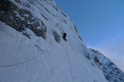 Triglav, hard winter ascent in Slovenia by Grmovsek and Krajnc