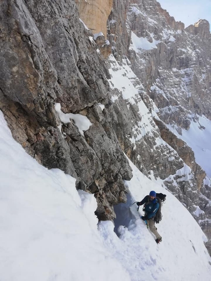 Civetta, Dolomiti, Torre d’Alleghe, Nicola Tondini, Lorenzo D'Addario - Dulcis in fundo alla Torre d’Alleghe in Civetta, Dolomiti