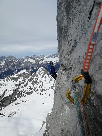 Civetta, Dolomites, Torre d’Alleghe, Nicola Tondini, Lorenzo D'Addario - Dulcis in fundo up Torre d’Alleghe in Civetta, Dolomites