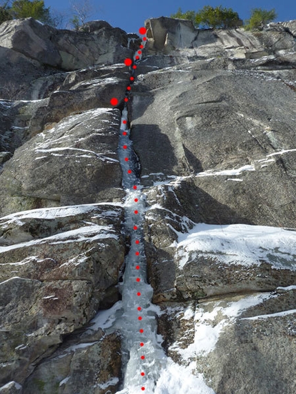 Usa e Canada Ice Climbing Connection - Repentance, Cathedral ledge, North Conway, New Hampshire USA