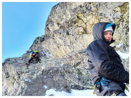 Primo concatenamento invernale di Expander nei Monti Tatra in Polonia