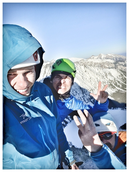 Tatra, Tatras, Polonia, Maciek Ciesielski, Piotr Sułowski, Kacper Tekieli - Durante la prima invernale di Expander nei Tatra in Polonia (Maciek Ciesielski, Piotr Sułowski, Kacper Tekieli 02-04/03/2021)