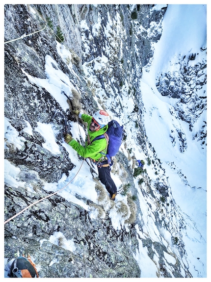 Tatra mountains, Tatras, Poland, Maciek Ciesielski, Piotr Sułowski, Kacper Tekieli - Making the first winter ascent of the Expander enchainment in the Tatra mountains, Poland (Maciek Ciesielski, Piotr Sułowski, Kacper Tekieli 02-04/03/2021)