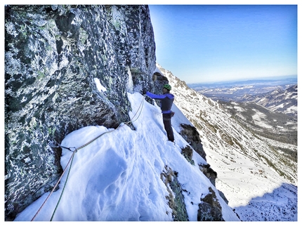 Tatra, Tatras, Polonia, Maciek Ciesielski, Piotr Sułowski, Kacper Tekieli - Durante la prima invernale di Expander nei Tatra in Polonia (Maciek Ciesielski, Piotr Sułowski, Kacper Tekieli 02-04/03/2021)