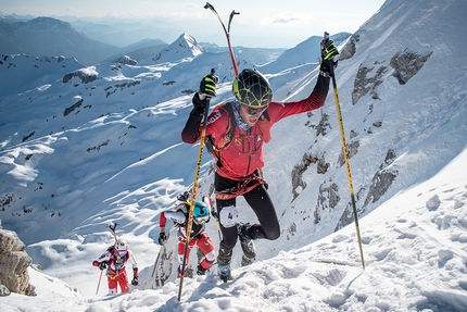 Transcavallo 2021 - Durante la 38° edizione della gara di scialpinismo Transcavallo 2021