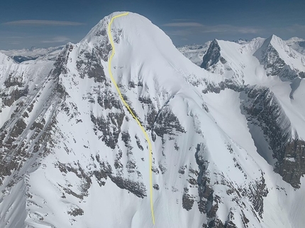 Mount Dunkirk in Canada skied by Christina Lustenberger, Ian McIntosh, Nick McNutt