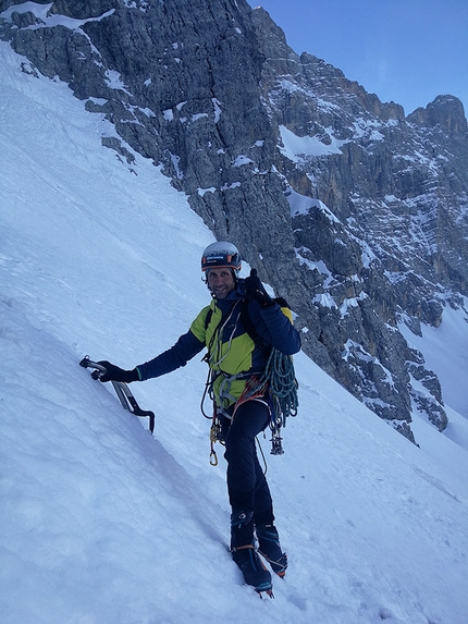 Civetta, Dolomiti, Torre d’Alleghe, Nicola Tondini, Lorenzo D'Addario - Lorenzo D'Addario su Dulcis in fundo alla Torre d’Alleghe in Civetta, Dolomiti