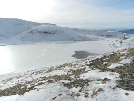 Lago Scaffaiolo - Il Lago Scaffaiolo in inverno