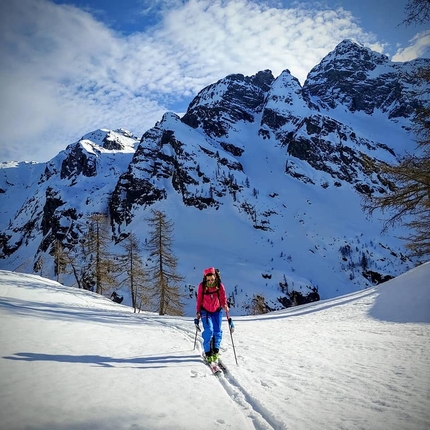 Supertramp, Cima di Stanislao, Valle Trona, Cristian Candiotto, Valentina Manni - Supertramp alla Cima di Stanislao in Valle Trona, Alpi Orobie (Cristian Candiotto, Valentina Manni 29/03/2021)