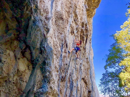 Laura Giunta - Laura Giunta in arrampicata in Valle del Sarca 