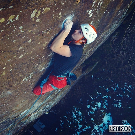 Tom Pearce (15) repeats Divine Moments of Truth, difficult trad climb in England