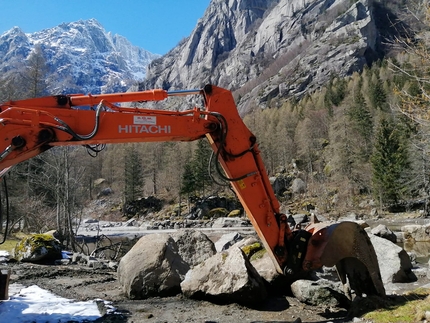 Inizio lavori in Val di Mello: interviene la Soprintendenza