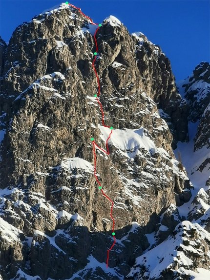 Corna Piatta, Monte Alben, Alpi Orobie, Marco Serafini, Emanuele Cavenati, Hamal Cantù - Drycula alla Corna Piatta, gruppo del Monte Alben (Alpi Orobie) di Marco Serafini, Emanuele Cavenati, Hamal Cantù