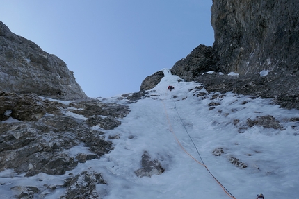 Cimon della Pala, Pale di San Martino, Dolomiti, Emanuele Andreozzi, Matteo Faletti - Elements of Life al Cimon della Pala, Pale di San Martino, Dolomiti, salita da Emanuele Andreozzi e Matteo Faletti.