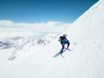 Andrzej Bargiel, Yawash Sar II, Karakorum, Pakistan - Andrzej Bargiel on 30 April 2021 making the first ascent and first ski descent of Yawash Sar II