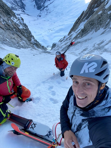Bietschorn SW Face, first ski descent by Paul Bonhomme, Vivian Bruchez, Gilles Sierro