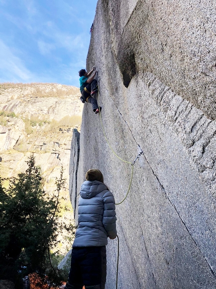 Due belle salite in Valle dell’Orco per Jacopo Larcher e Barbara Zangerl