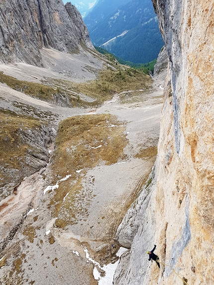 Torre di Mezzaluna, Vallaccia, Dolomiti, Serendipity, Enrico Geremia, Nicolò Geremia - Serendipity alla Torre di Mezzaluna in Vallaccia (Dolomiti) di Enrico Geremia e Nicolò Geremia