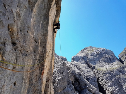 Serendipity dei fratelli Geremia alla Torre di Mezzaluna in Vallaccia, Dolomiti