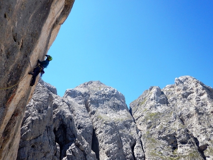 Torre di Mezzaluna, Vallaccia, Dolomiti, Serendipity, Enrico Geremia, Nicolò Geremia - Serendipity alla Torre di Mezzaluna in Vallaccia (Dolomiti) di Enrico Geremia e Nicolò Geremia