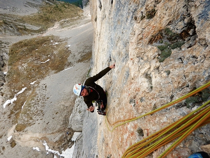 Torre di Mezzaluna, Vallaccia, Dolomiti, Serendipity, Enrico Geremia, Nicolò Geremia - Serendipity alla Torre di Mezzaluna in Vallaccia (Dolomiti) di Enrico Geremia e Nicolò Geremia