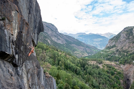 La Falesia di Pont d'Aël in Valle di Cogne. Di Matteo Giglio