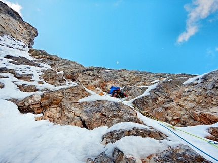 Alchimia, Cima de Gasperi, Civetta, Dolomiti, Emanuele Andreozzi, Santiago Padrós - Alchimia alla Cima de Gasperi in Civetta (Dolomiti)